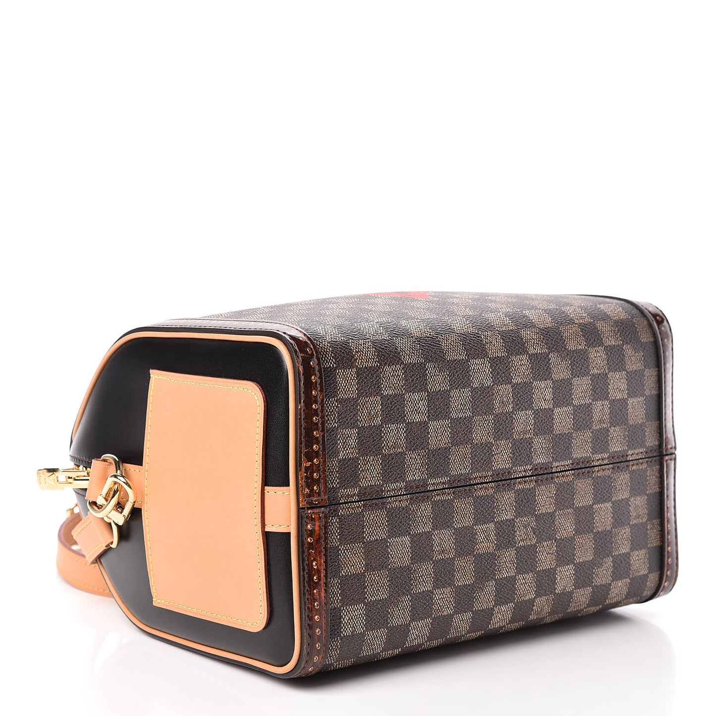 Transformed Damier Ebene Time Trunk Speedy Bandouliere 25 Black