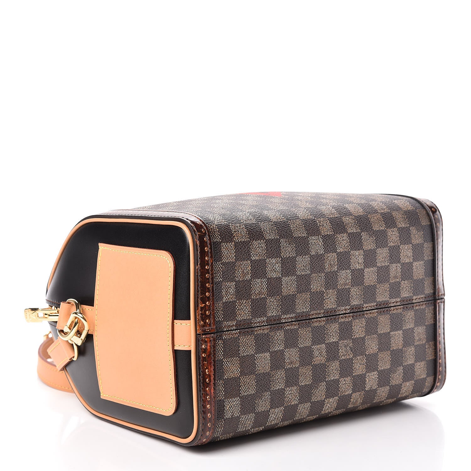 Louis Vuitton Transformed Damier Ebene Time Trunk Speedy Bandouliere 25 Black 4 of 10