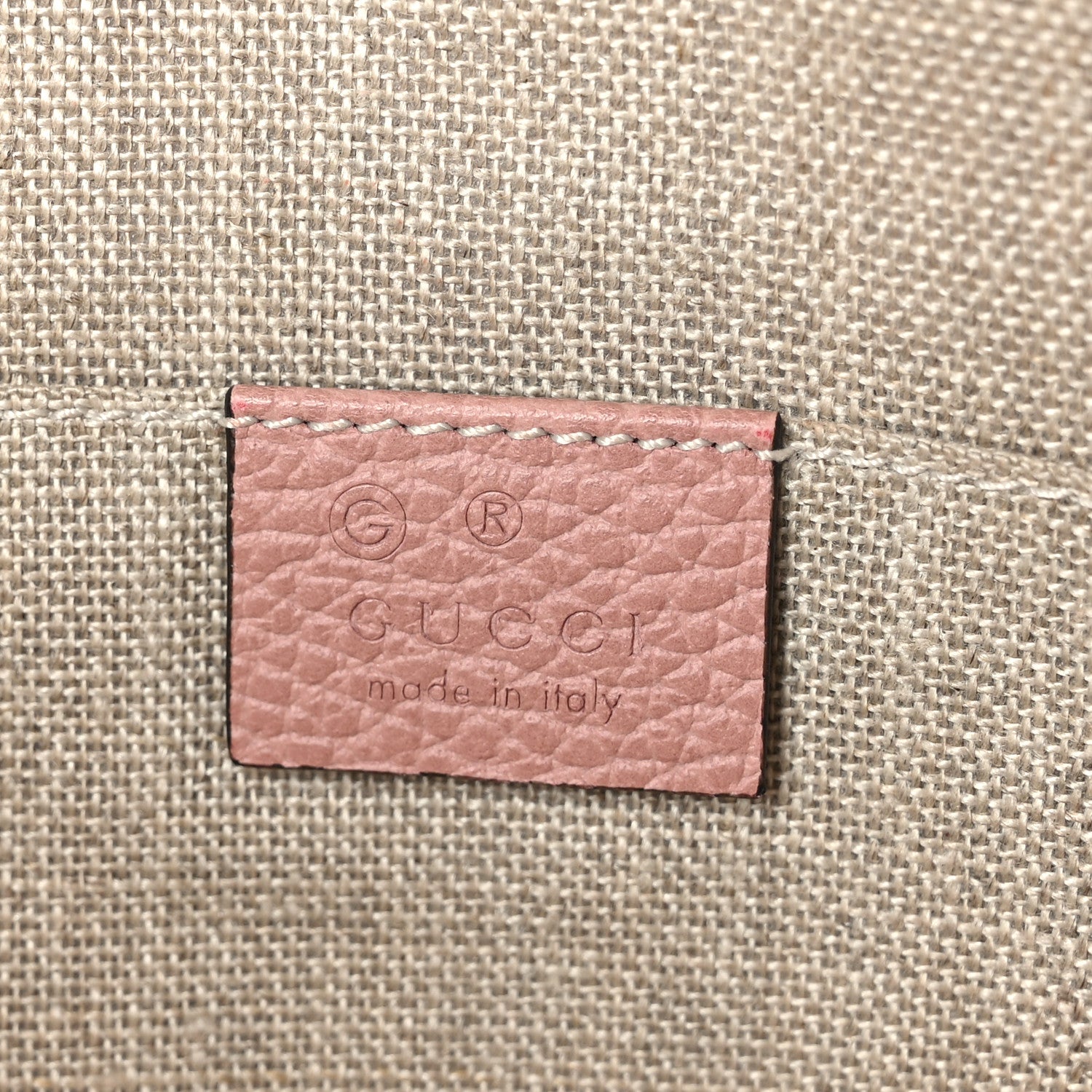 Gucci Calfskin Large Bamboo Clutch Pink 7 of 10