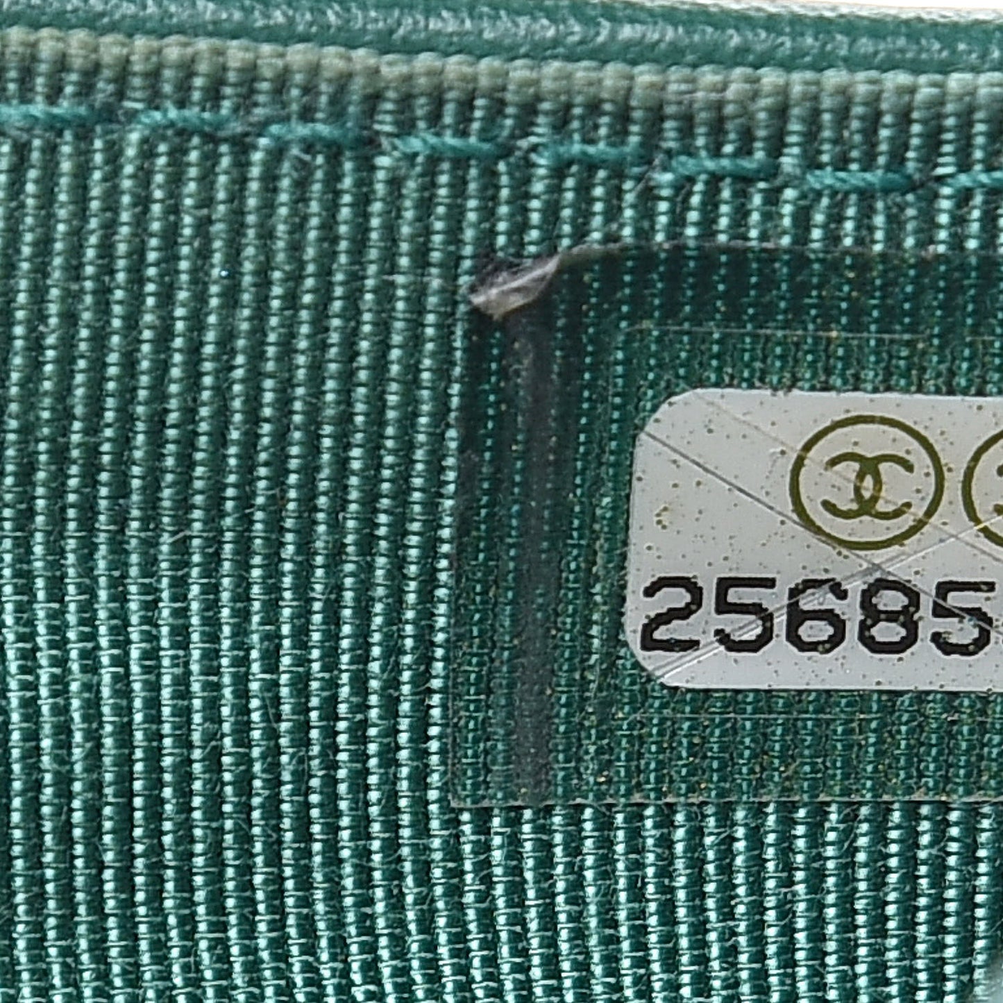 Metallic Caviar Quilted Medium Flap Wallet Green