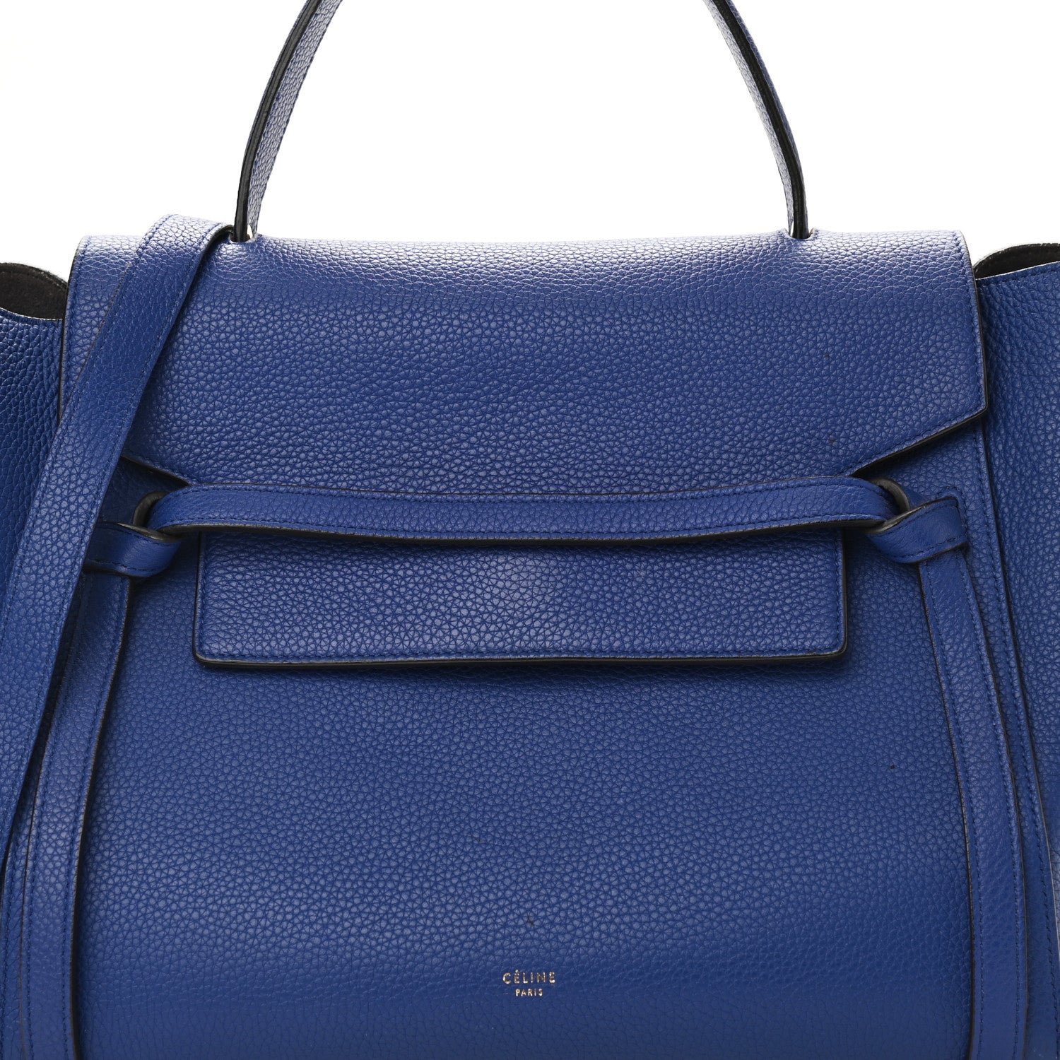 Celine Grained Calfskin Mini Belt Bag Indigo 8 of 14