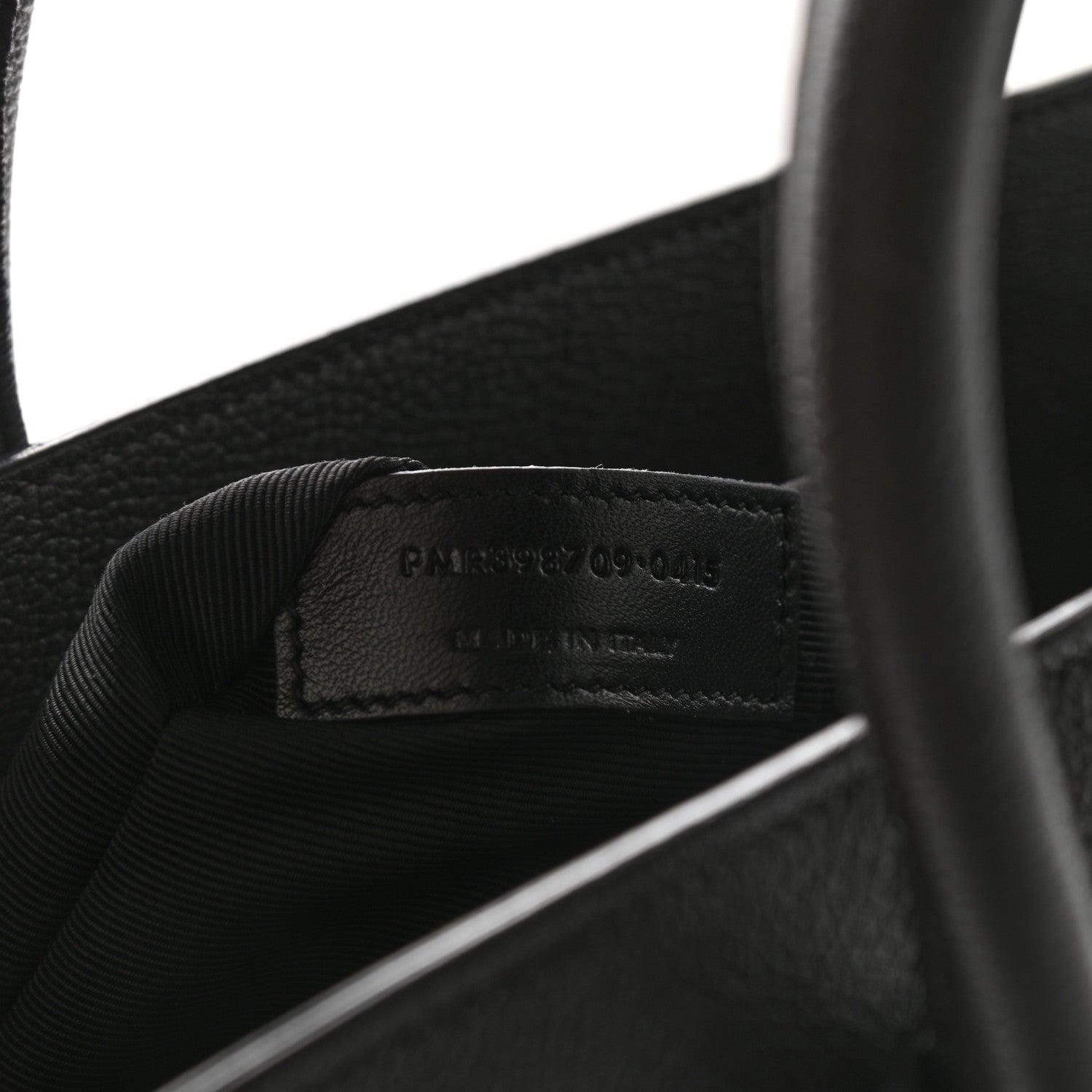 Saint Laurent Grained Calfskin Small Sac De Jour Coal 6 of 11