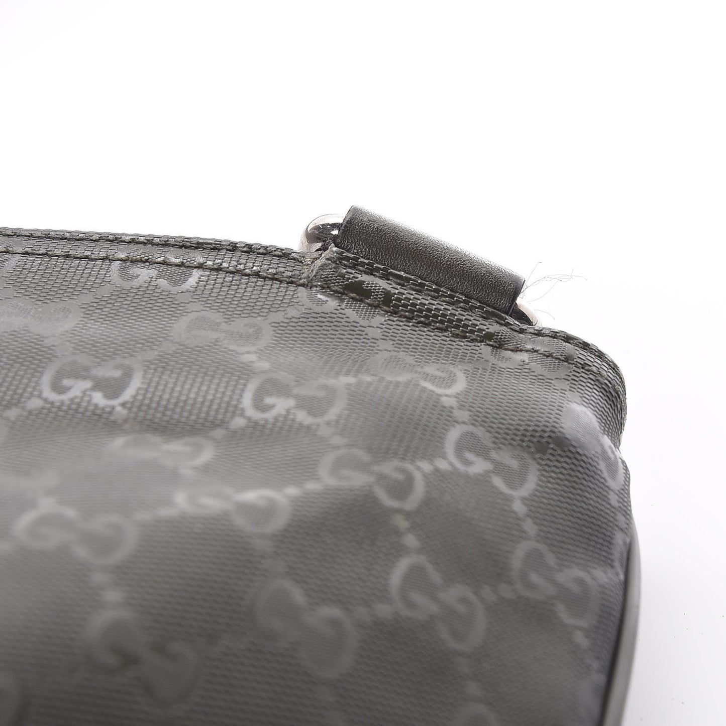 Imprime Monogram Medium Flat Messenger Bag Military