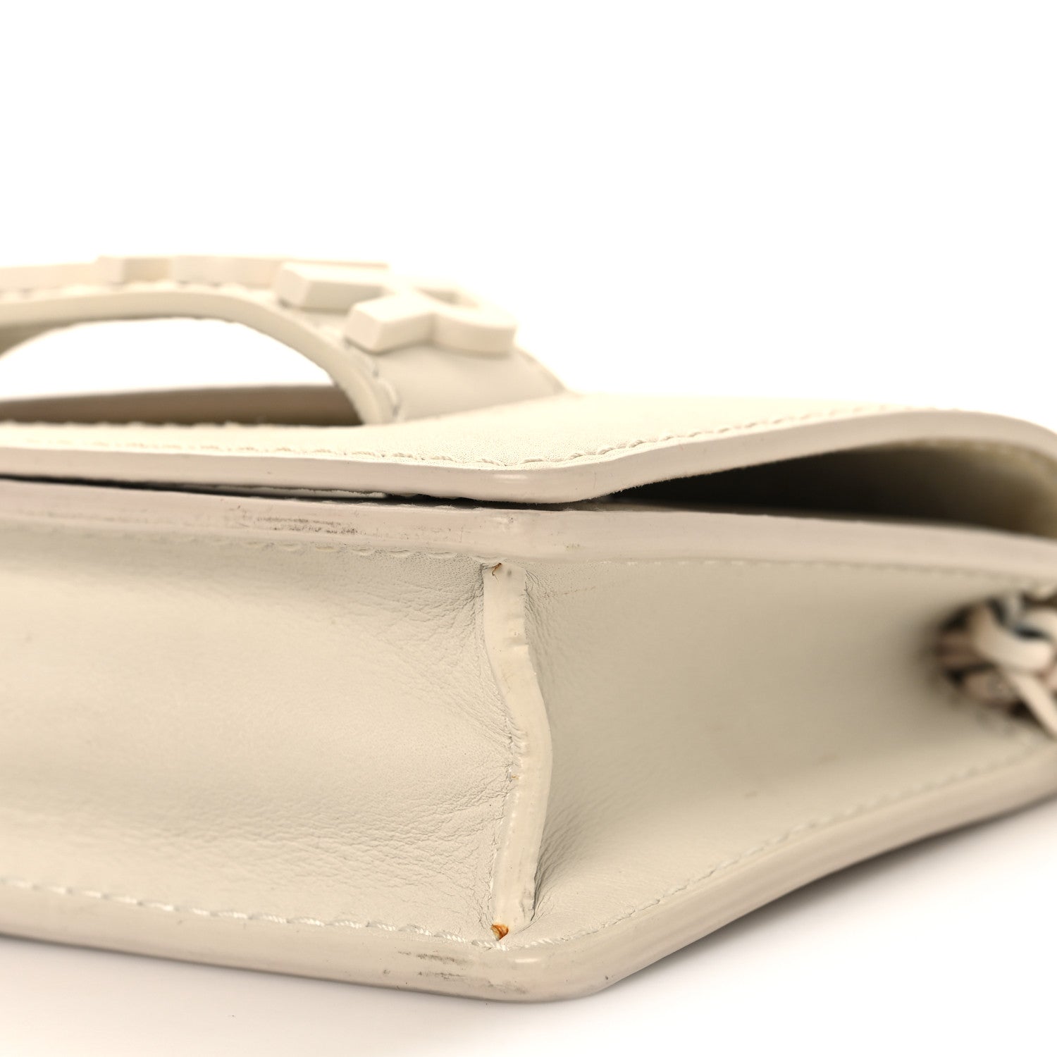 Christian Dior Ultra Matte Calfskin Mini J'Adior Chain Flap Bag White 9 of 11