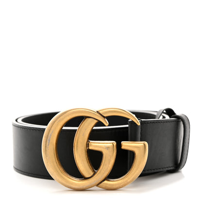Gucci Calfskin Double G 40mm Belt 85/34 Black 1 of 6