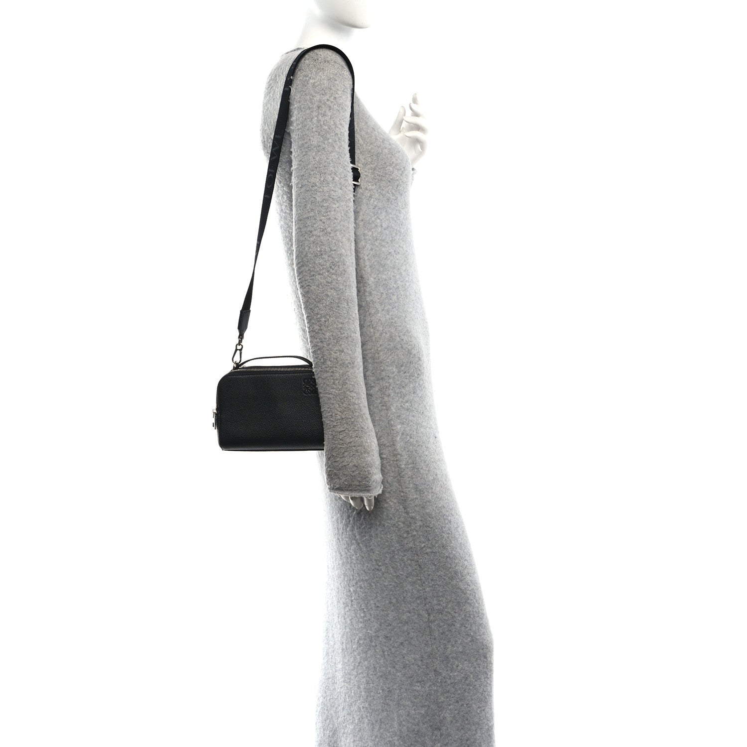 Loewe Soft Grained Calfskin Mini Camera Bag Black 2 of 10