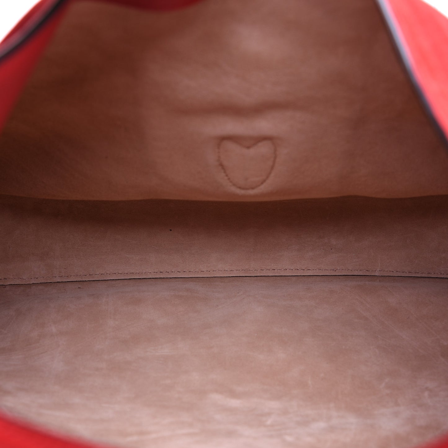 Soft Suede Web Large Jackie Hobo Red