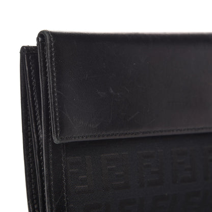 Fendi Zucchino Long Wallet Black 10 of 10