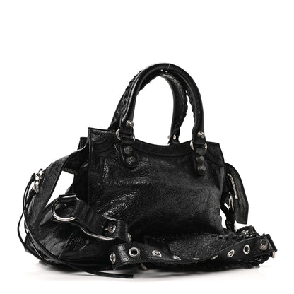 Balenciaga Agneau Arena Small Neo Cagole City Handbag Black 3 of 10