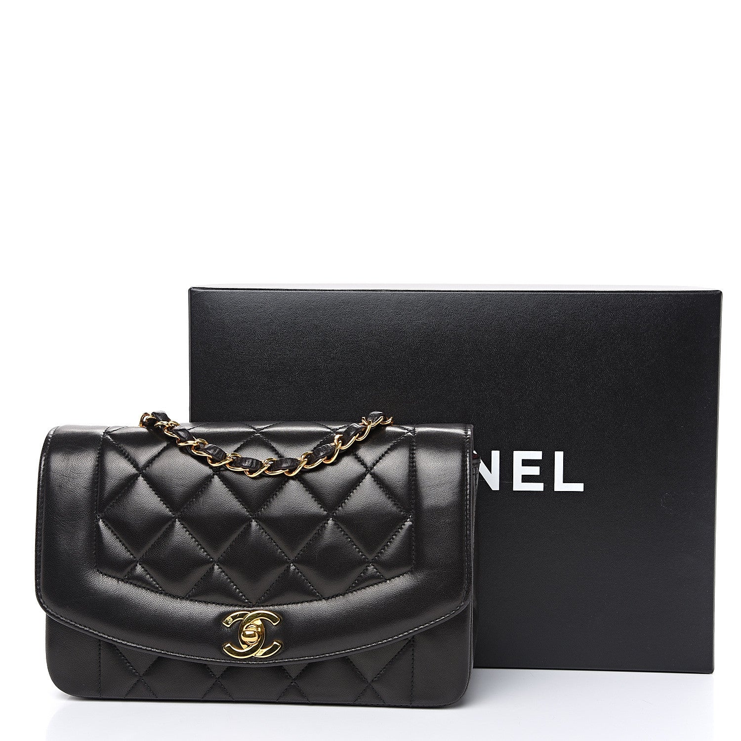 Chanel Lambskin Quilted Small Single Flap Black 12 of 12