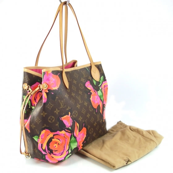 Monogram Roses Neverfull MM