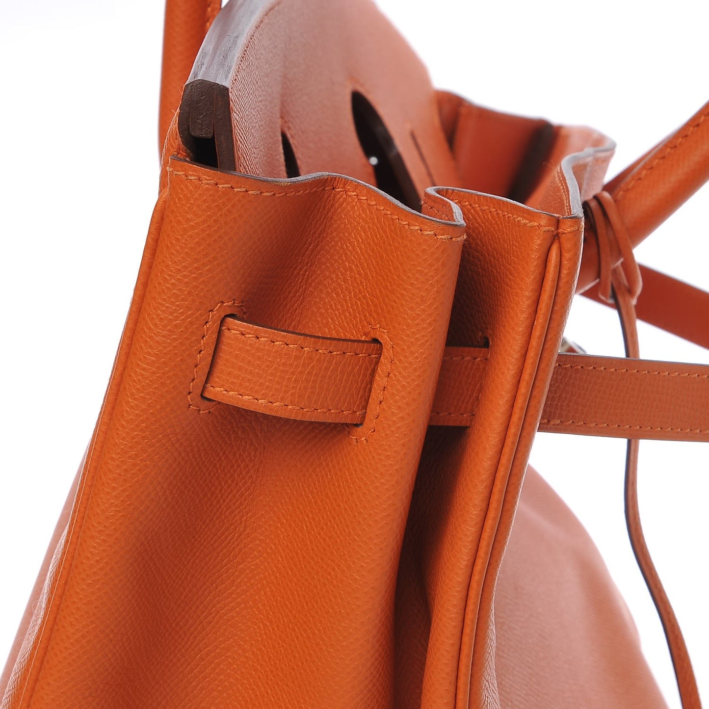 Epsom Birkin 35 Orange