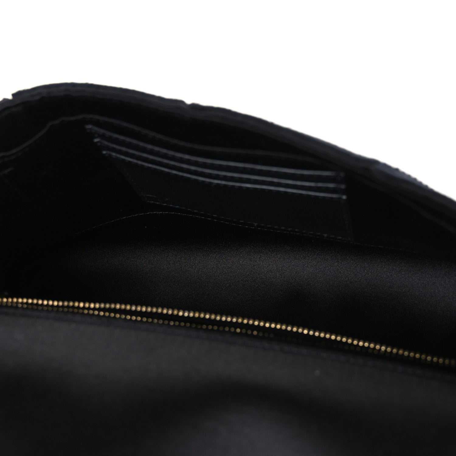 Saint Laurent Viscose Silk Monogram Medium Jamie Black 5 of 10