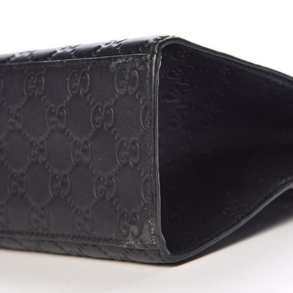 Gucci Guccissima Large Emily Chain Shoulder Bag Black 12 of 14