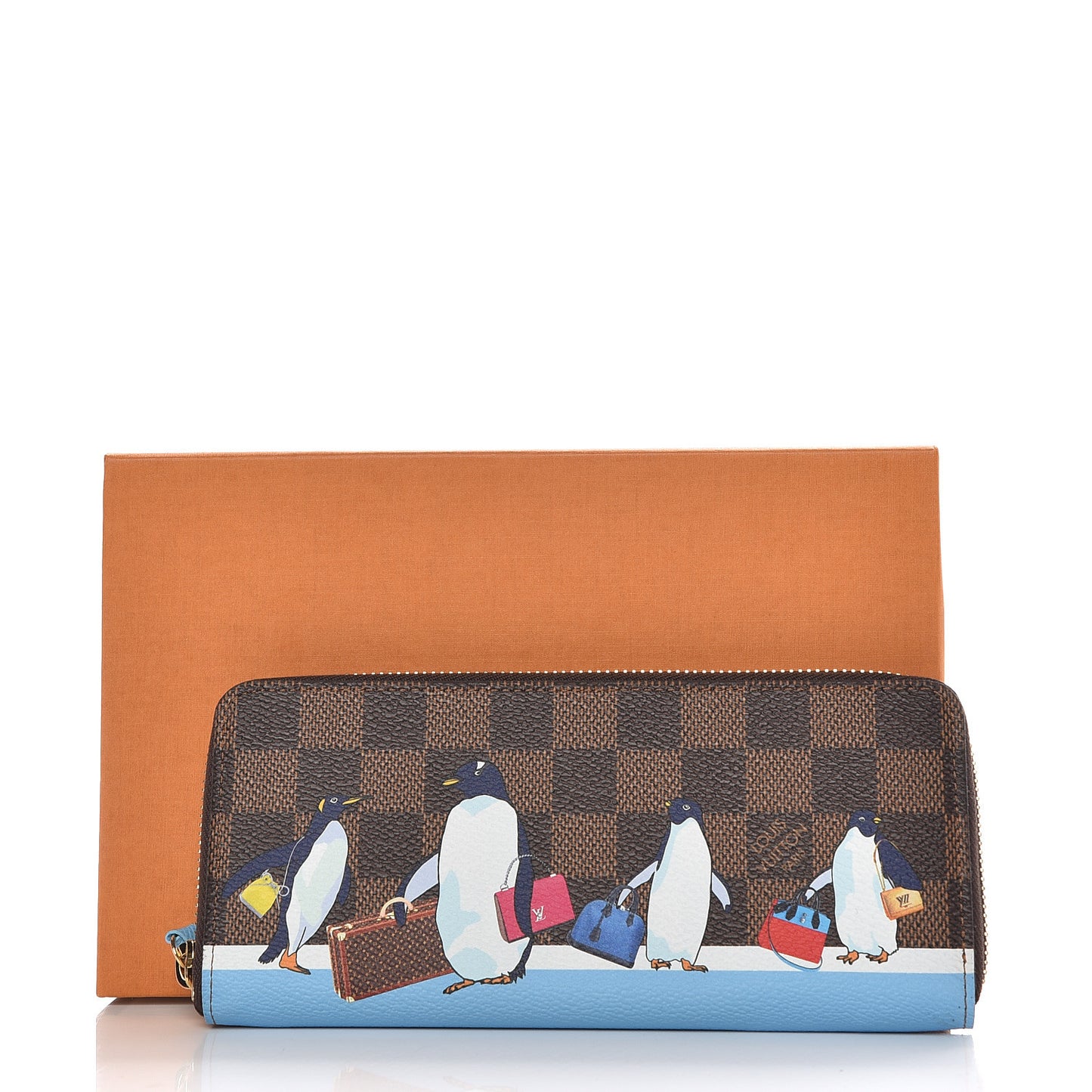 Damier Ebene 2017 Christmas Animation Clemence Wallet