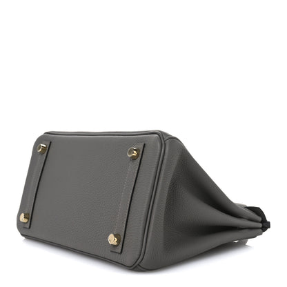 Hermes Togo Birkin 25 Etain 10 of 11