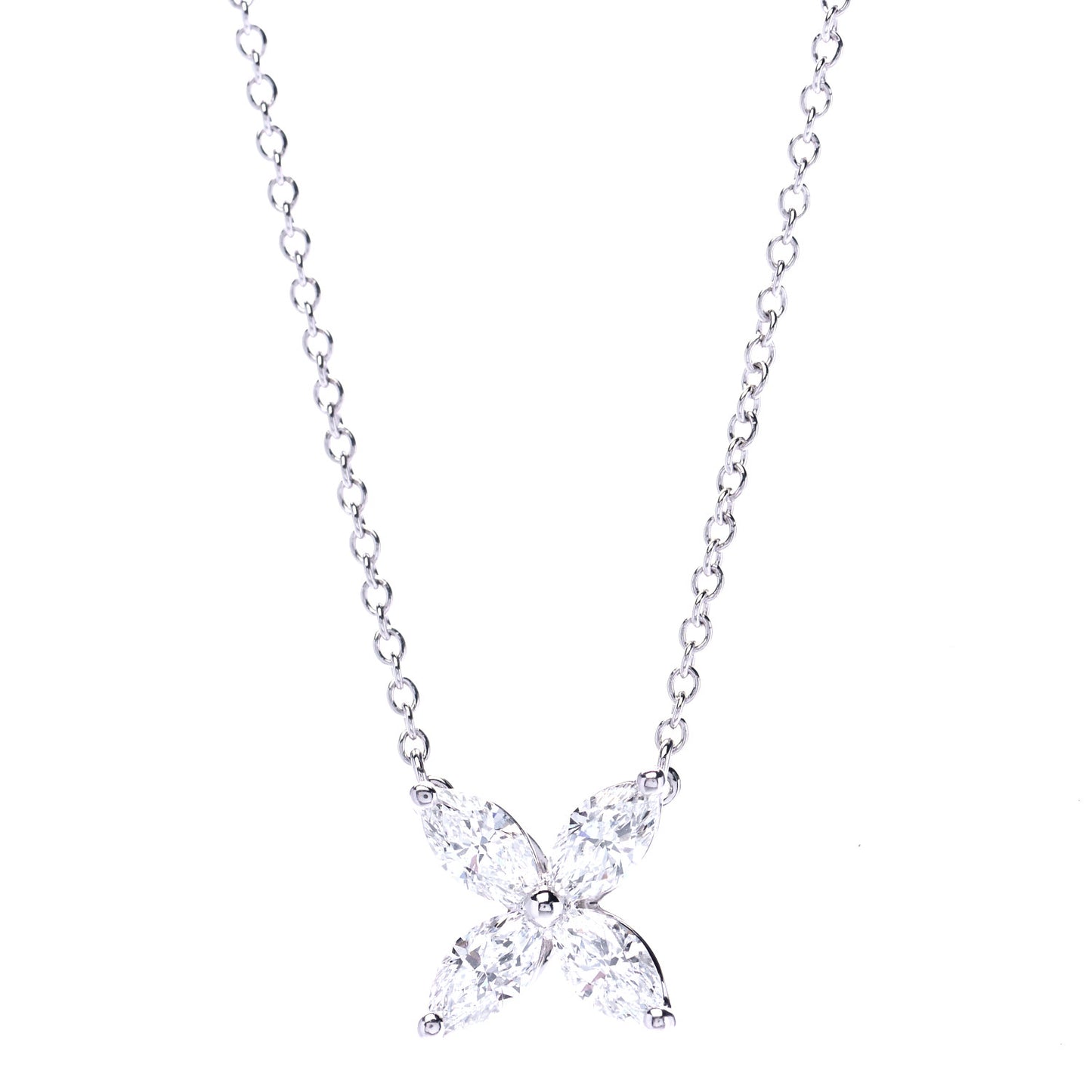 Platinum Diamond Medium Victoria Necklace