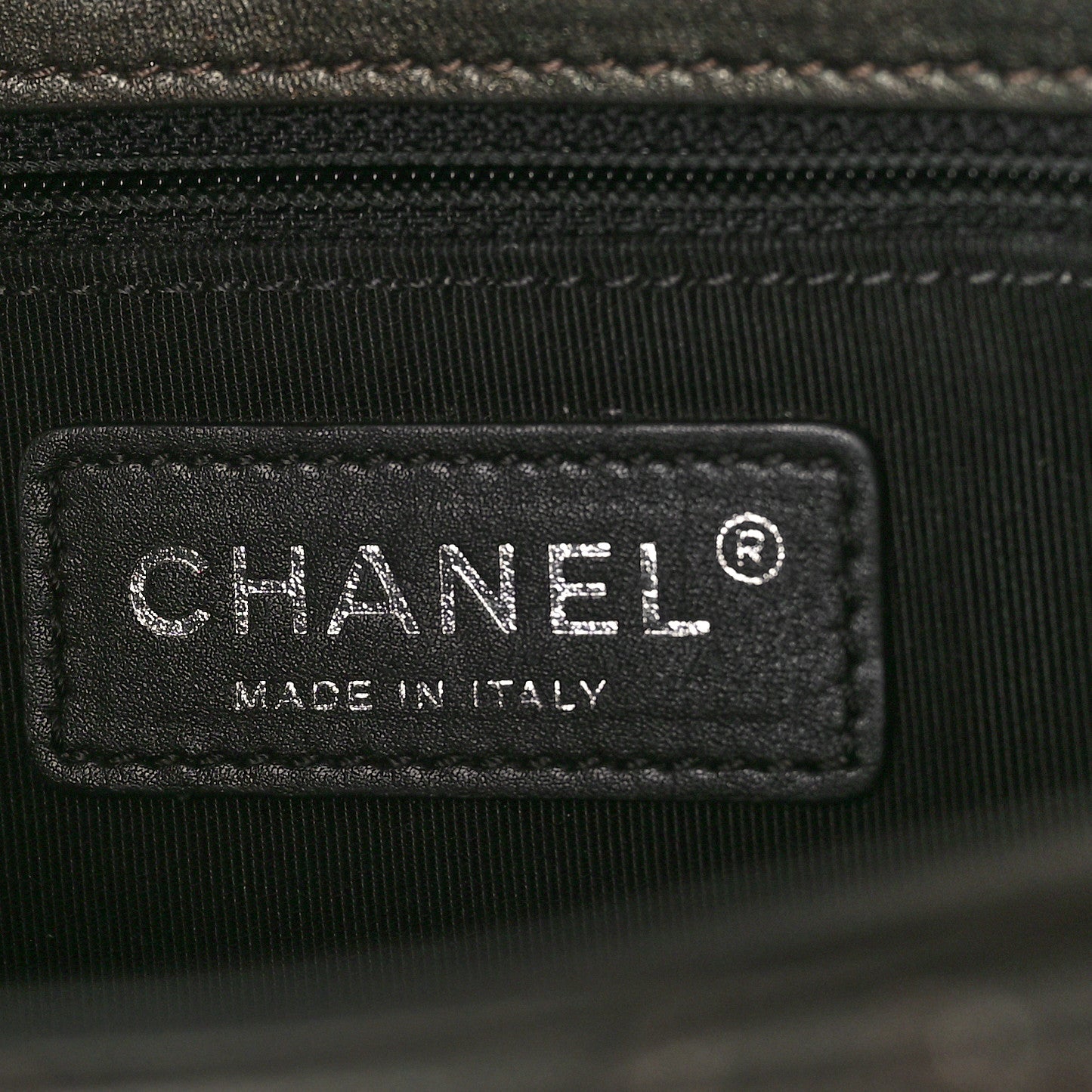 Chanel Caviar Quilted Medium Rock In Rome Single Flap Charcoal 6 of 13