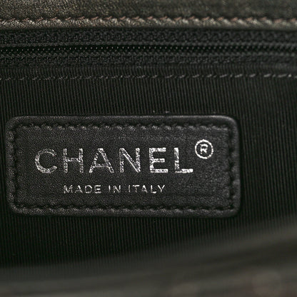 Chanel Caviar Quilted Medium Rock In Rome Single Flap Charcoal 6 of 13