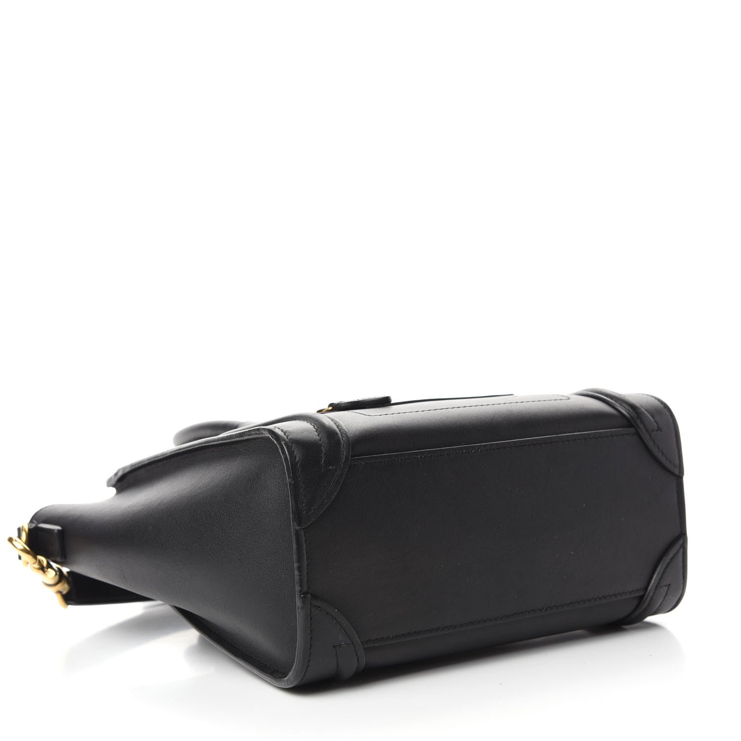 Celine Smooth Calfskin Nano Luggage Black 4 of 10