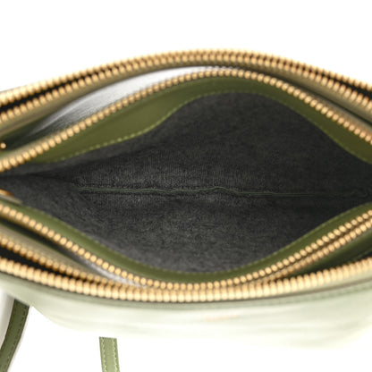 Celine Lambskin Small Trio Crossbody Bag Sage 6 of 11