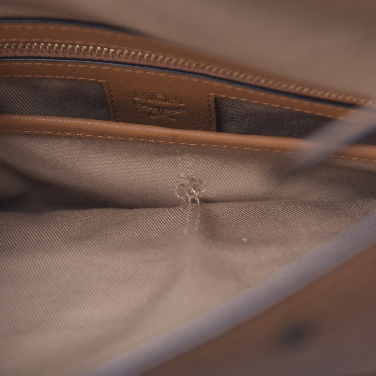 MCM Visetos Large Klara Hobo Cognac 8 of 11