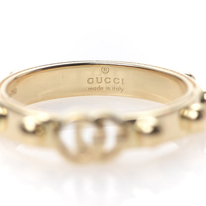 Gucci 18K Yellow Gold Running GG Ring 53 6.25 4 of 5