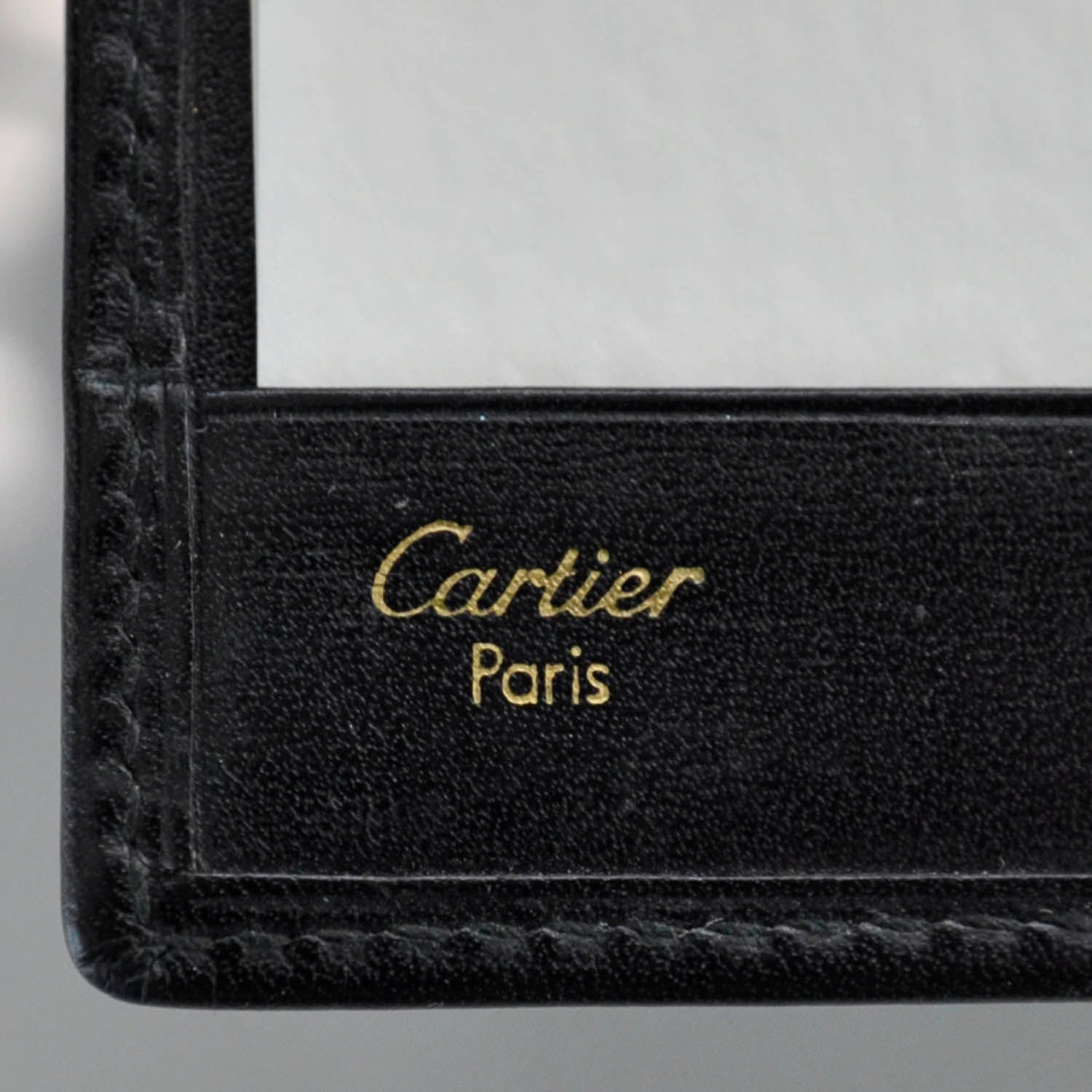 Cartier Leather Pocket Agenda Wallet Black 5 of 7