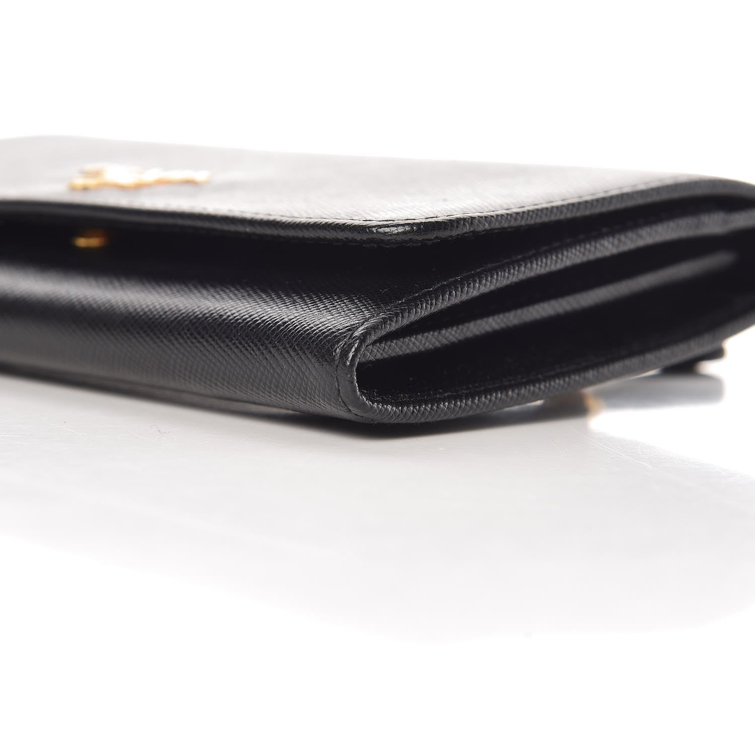 Prada Saffiano Metal Wristlet Black 8 of 8