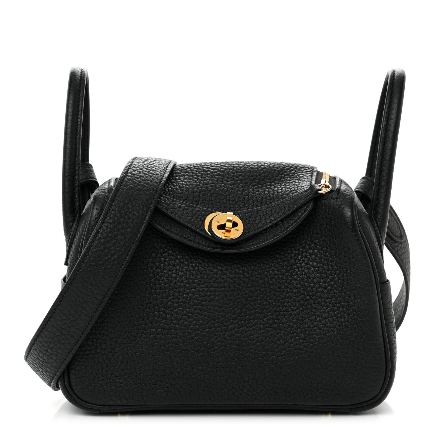 Taurillon Clemence Mini Lindy 20 Black