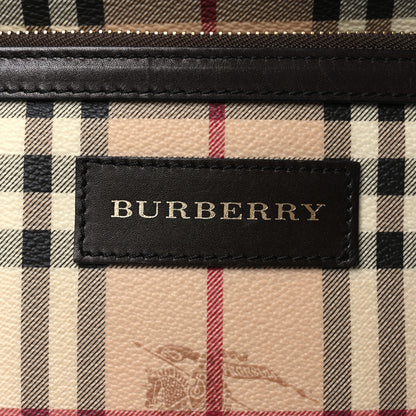 Burberry Haymarket Check Small Canterbury Tote Chocolate 6 of 10