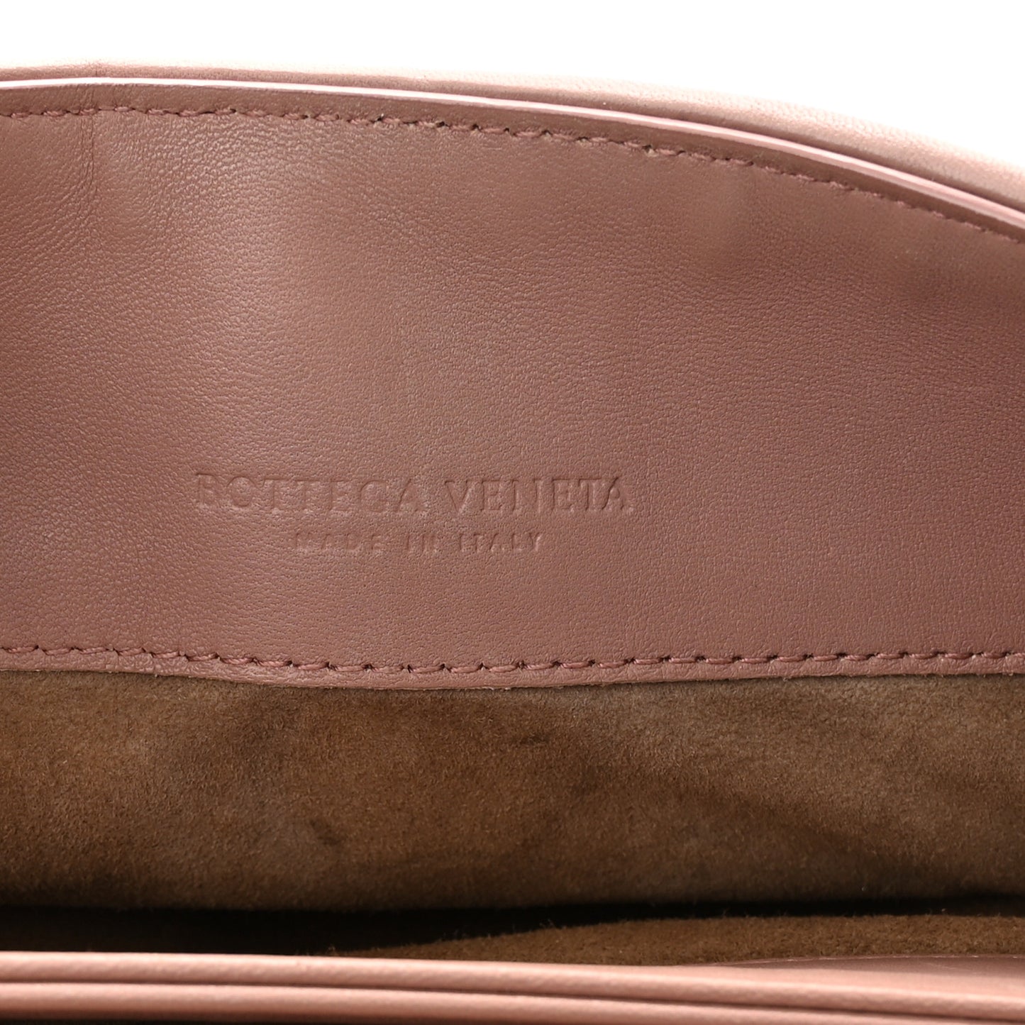 Nappa Intrecciato Small Olimpia Shoulder Bag Deco Rose