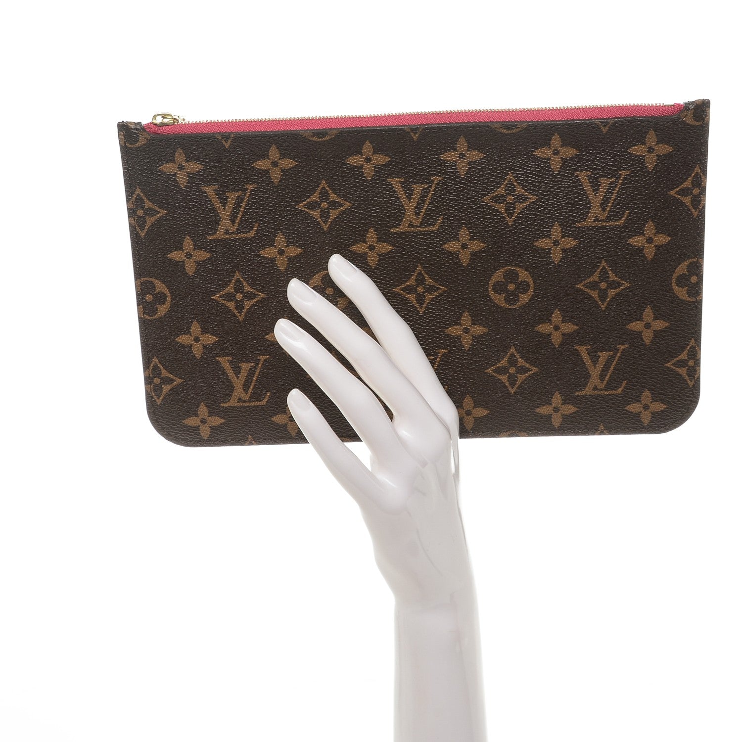 Louis Vuitton Monogram Neverfull MM GM Pochette Pivoine 2 of 7