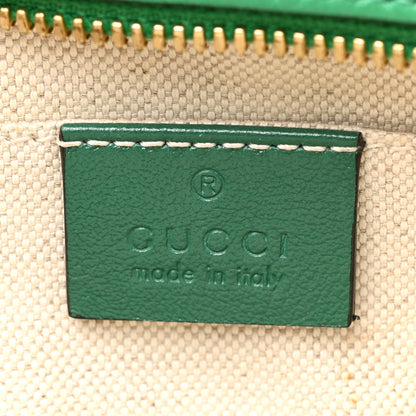Gucci Azalea Calfskin Enamel Matelasse Diagonal Small Torchon GG Marmont Chain Shoulder Bag New Shamarock Emerald 6 of 14