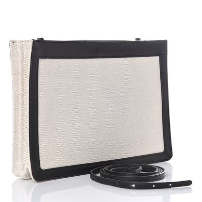 Balenciaga Cotton Canvas Pochette Crossbody Bag Black 2 of 10