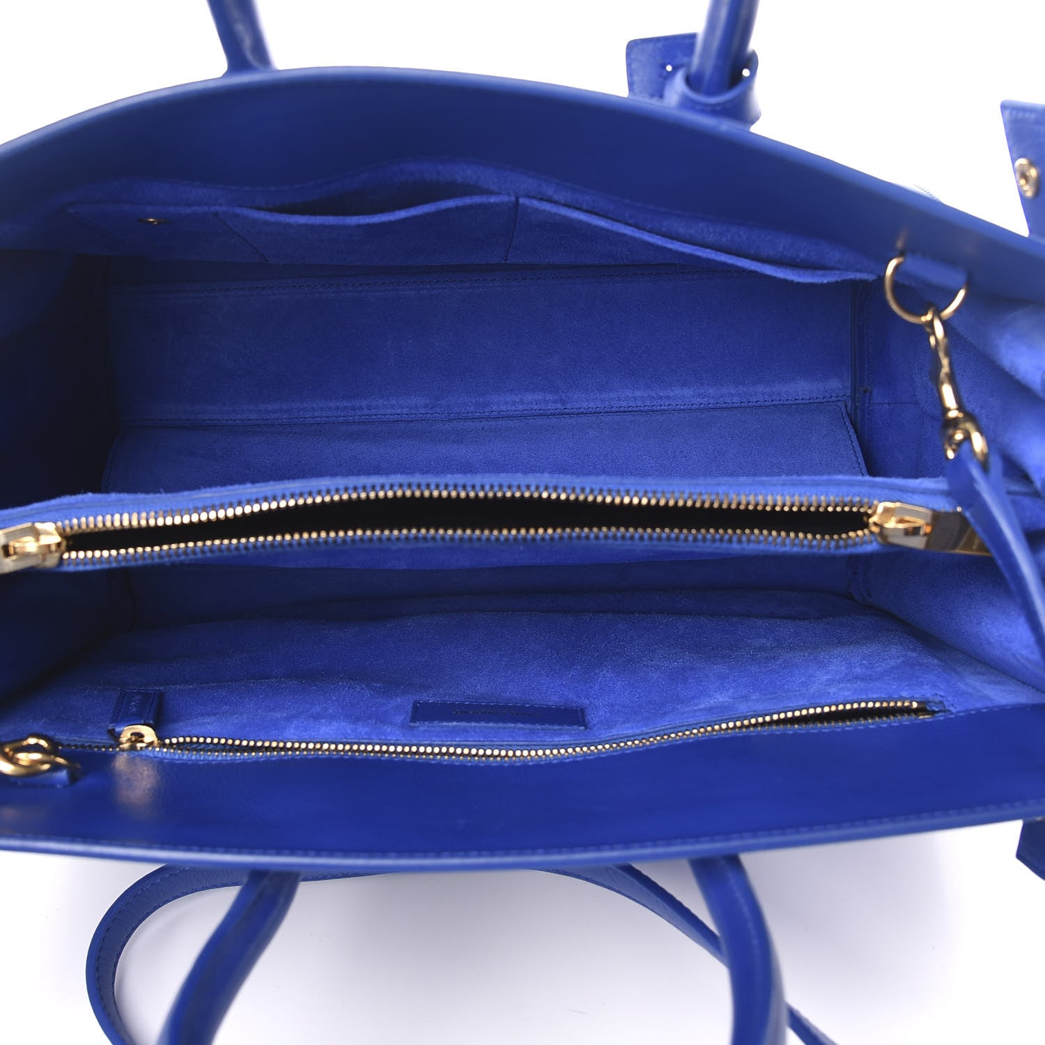 Saint Laurent Calfskin Small Sac De Jour Blue Majorelle 5 of 10
