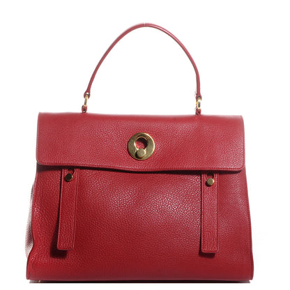 Saint Laurent Calfskin Medium Muse Two Red 1 of 7