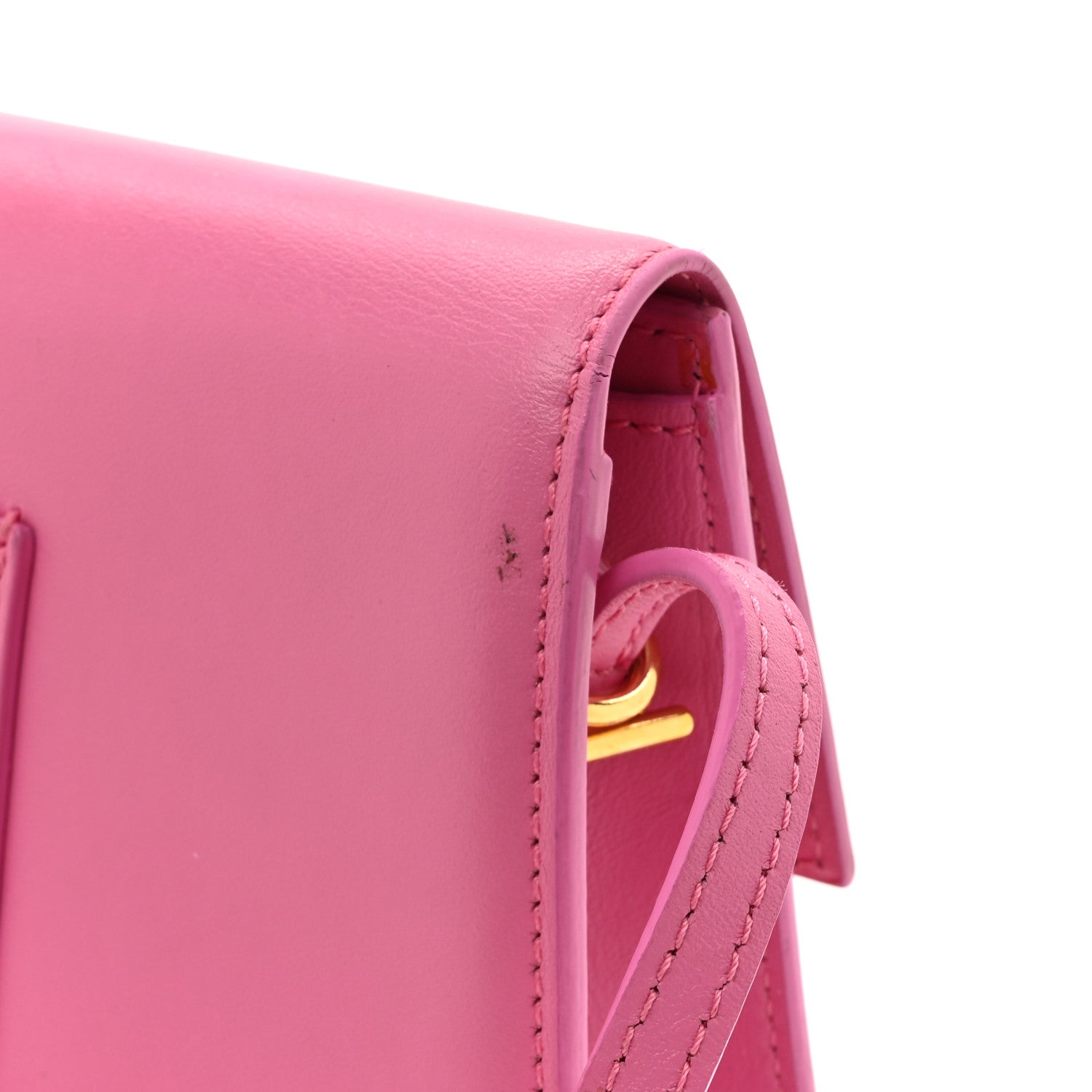 Jacquemus Smooth Calfskin Le Bambino Long Flap Pink 14 of 16