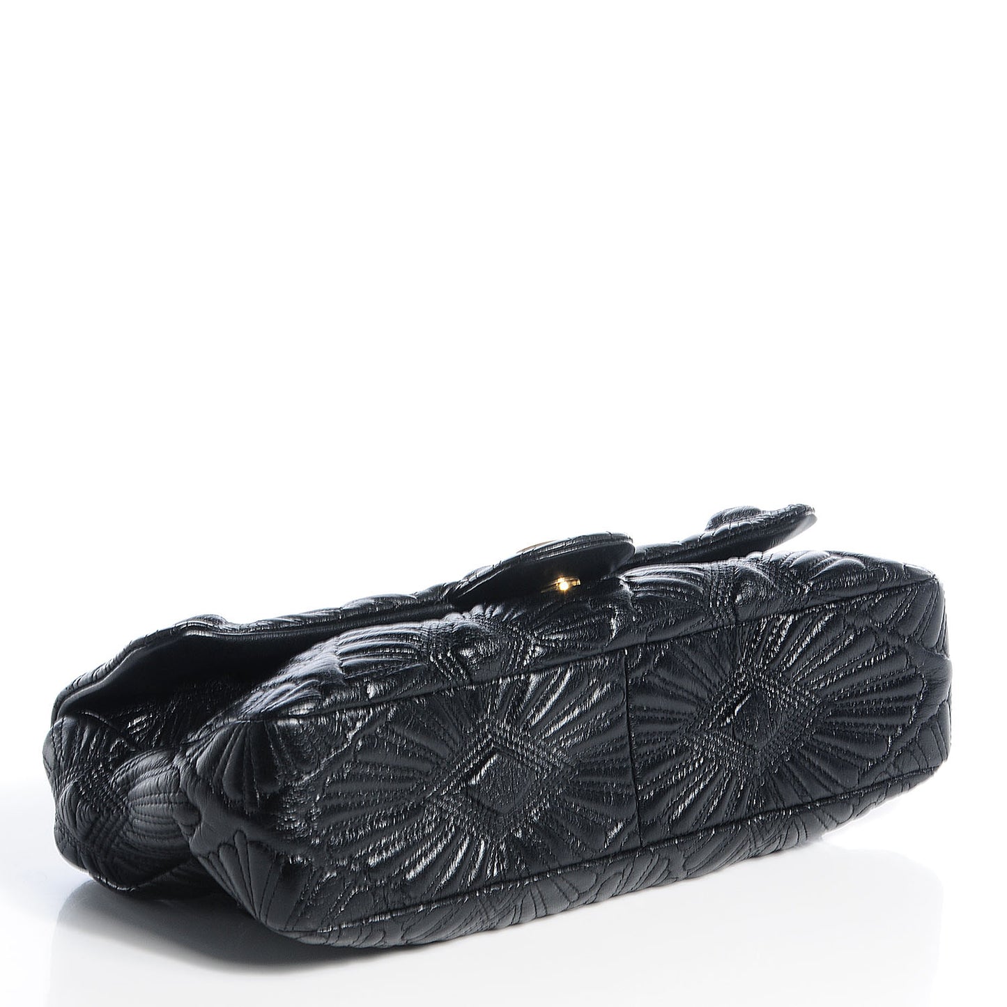 Lambskin Quilted Ca D'Oro Flap Black