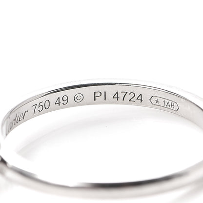 Cartier 18K White Gold Diamond D'Amour Heart Ring 49 5 5 of 5