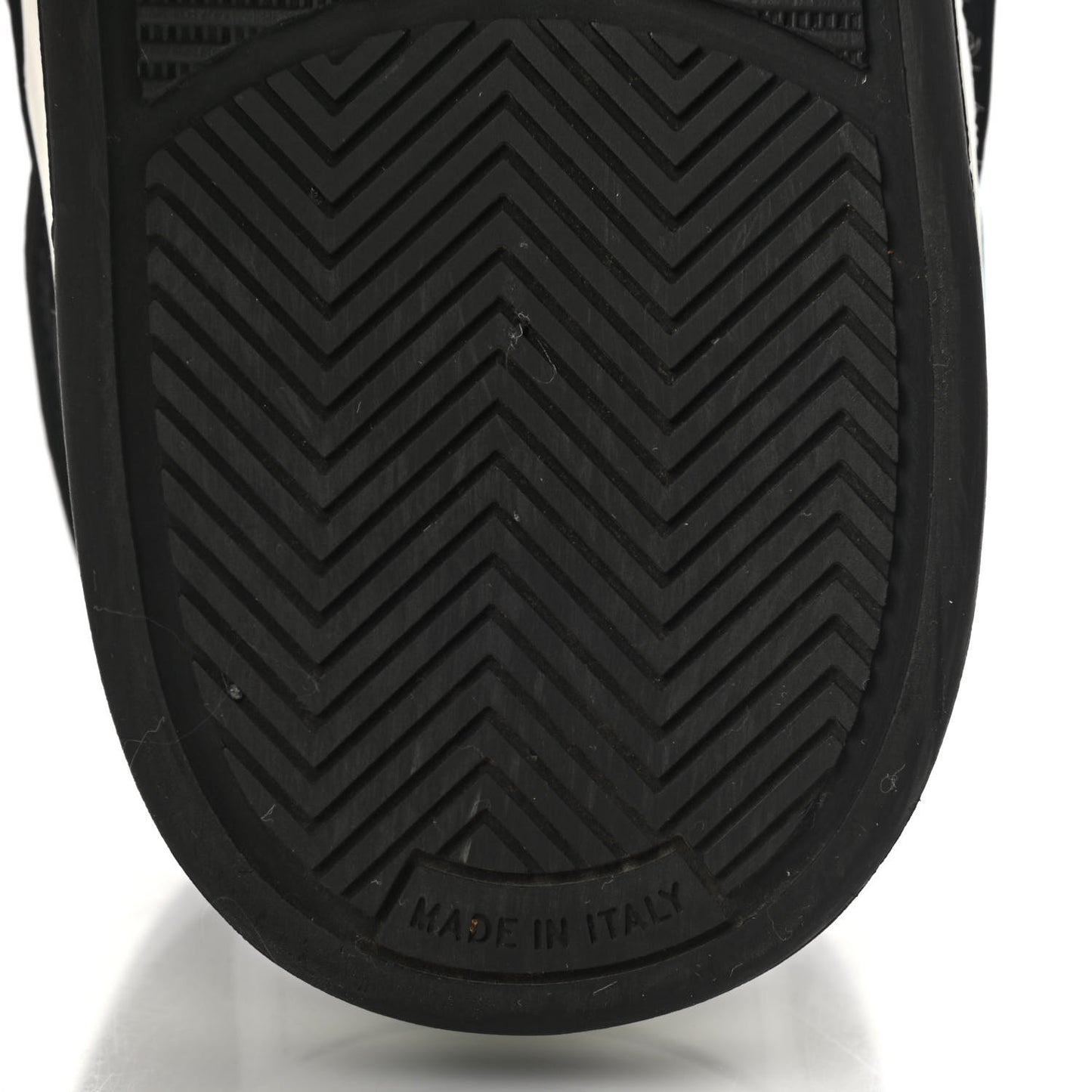 Fabric Womens Logo Sneakers 37 Black White