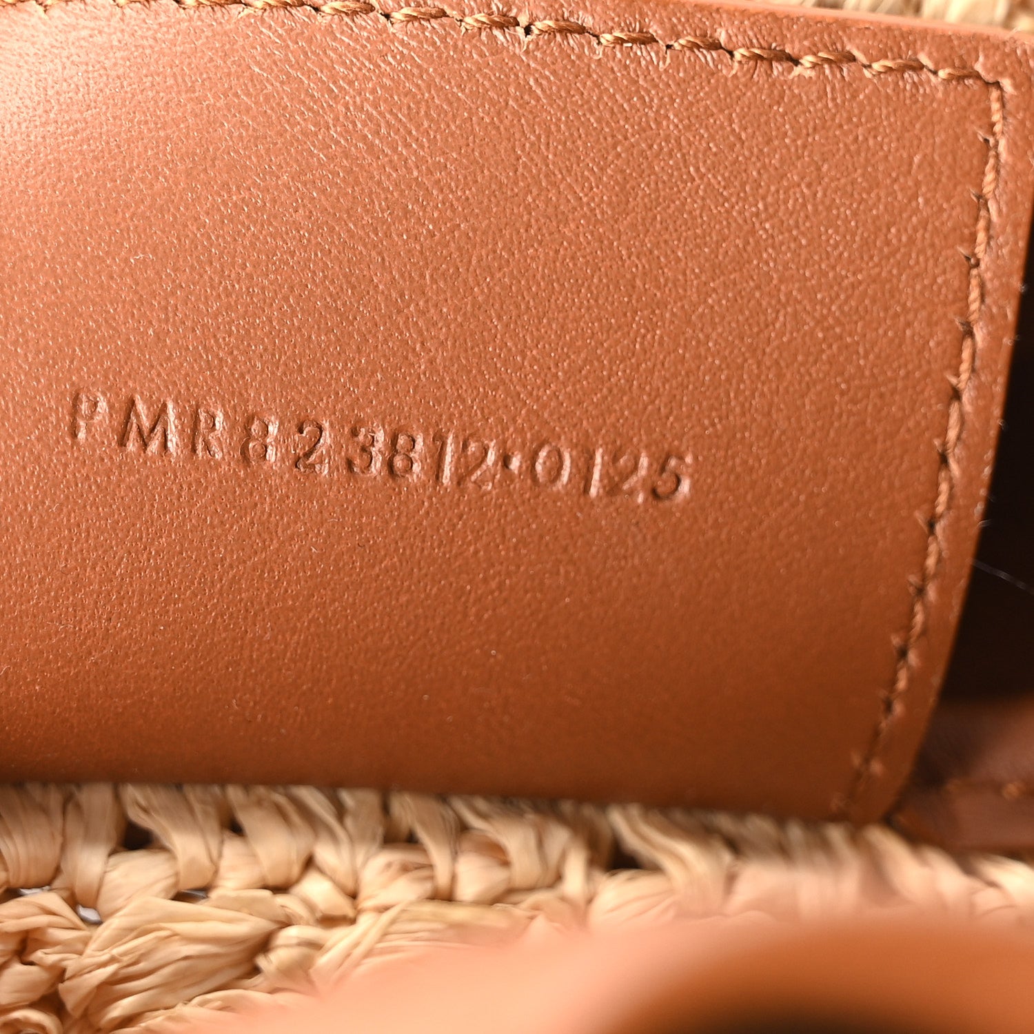 Saint Laurent Raffia Calfskin Le 5 A 7 Small Hobo Natural Brick 8 of 11