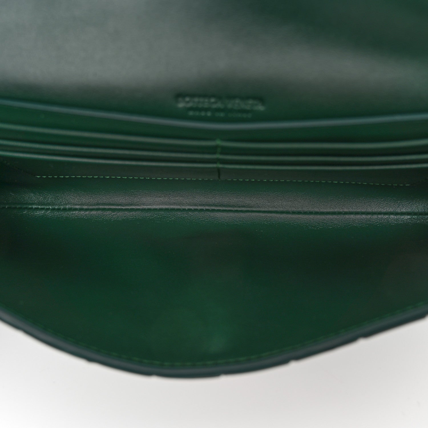 Bottega Veneta Nappa Intrecciato Long Andiamo Top Handle Clutch Emerald Green 4 of 9