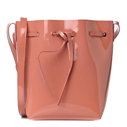 Mansur Gavriel Patent Calfskin Mini Bucket Blush 1 of 9