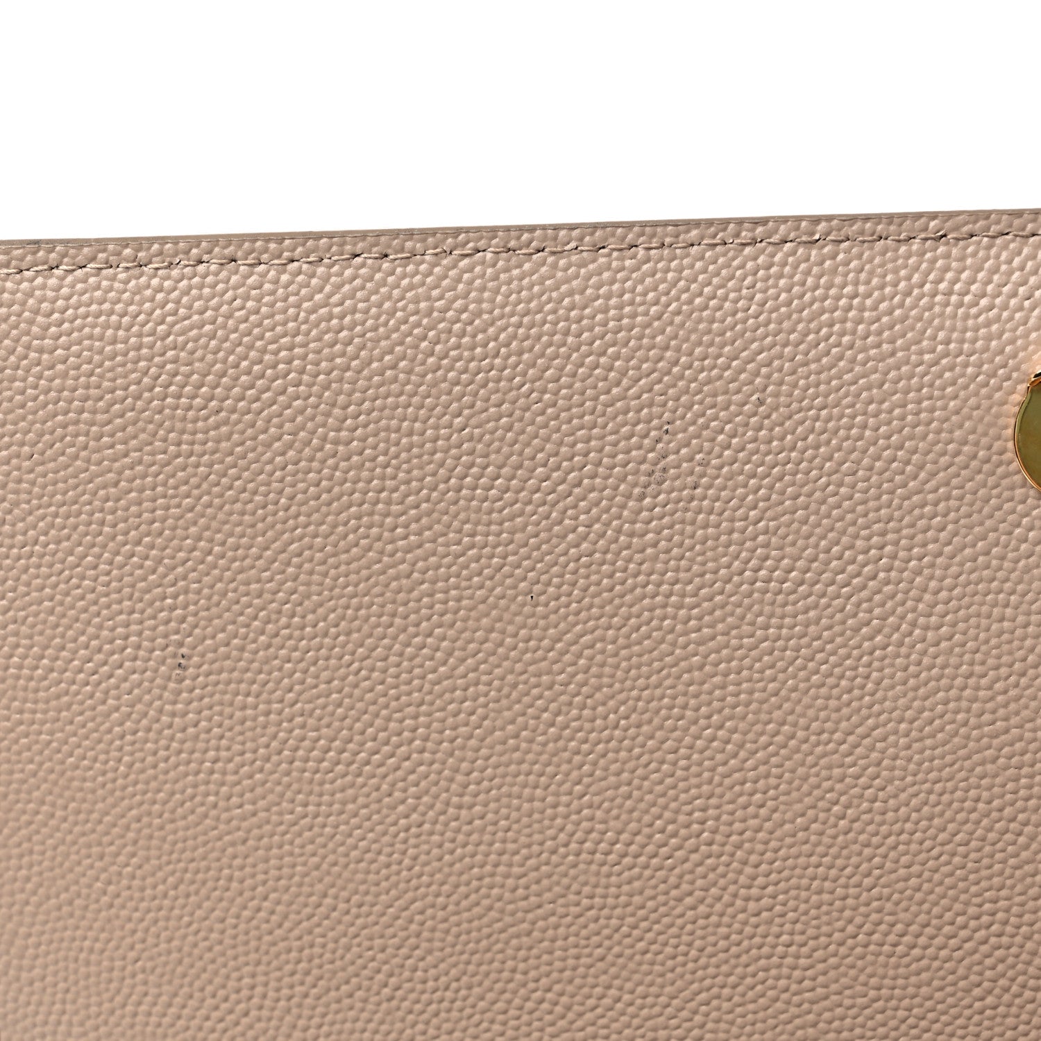 Saint Laurent Grain De Poudre Medium Monogram Kate Satchel Dark Beige 10 of 10