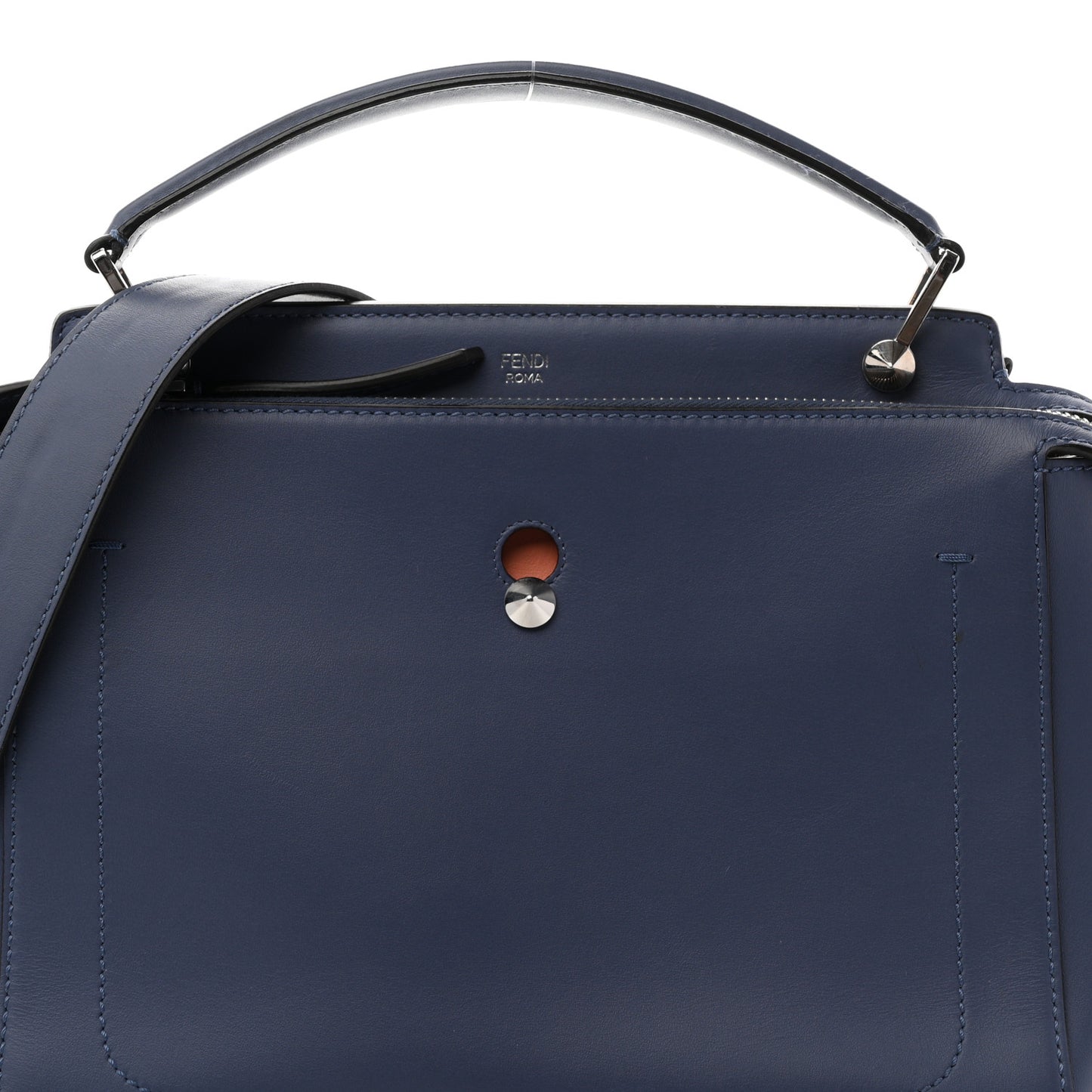 Vitello Baltico Dolce DotCom Satchel Blue