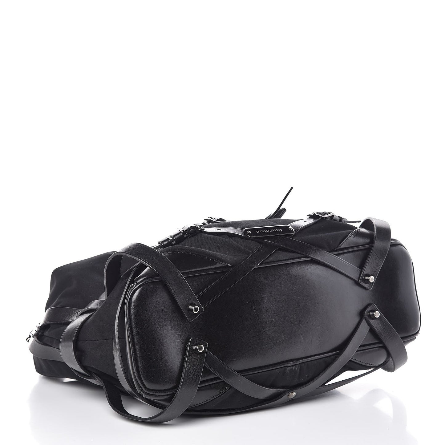 Canvas Bridle Calfskin Medium Lynher Hobo Black