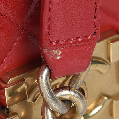 Chanel Lambskin Quilted Medium Boy Flap Red 12 of 12