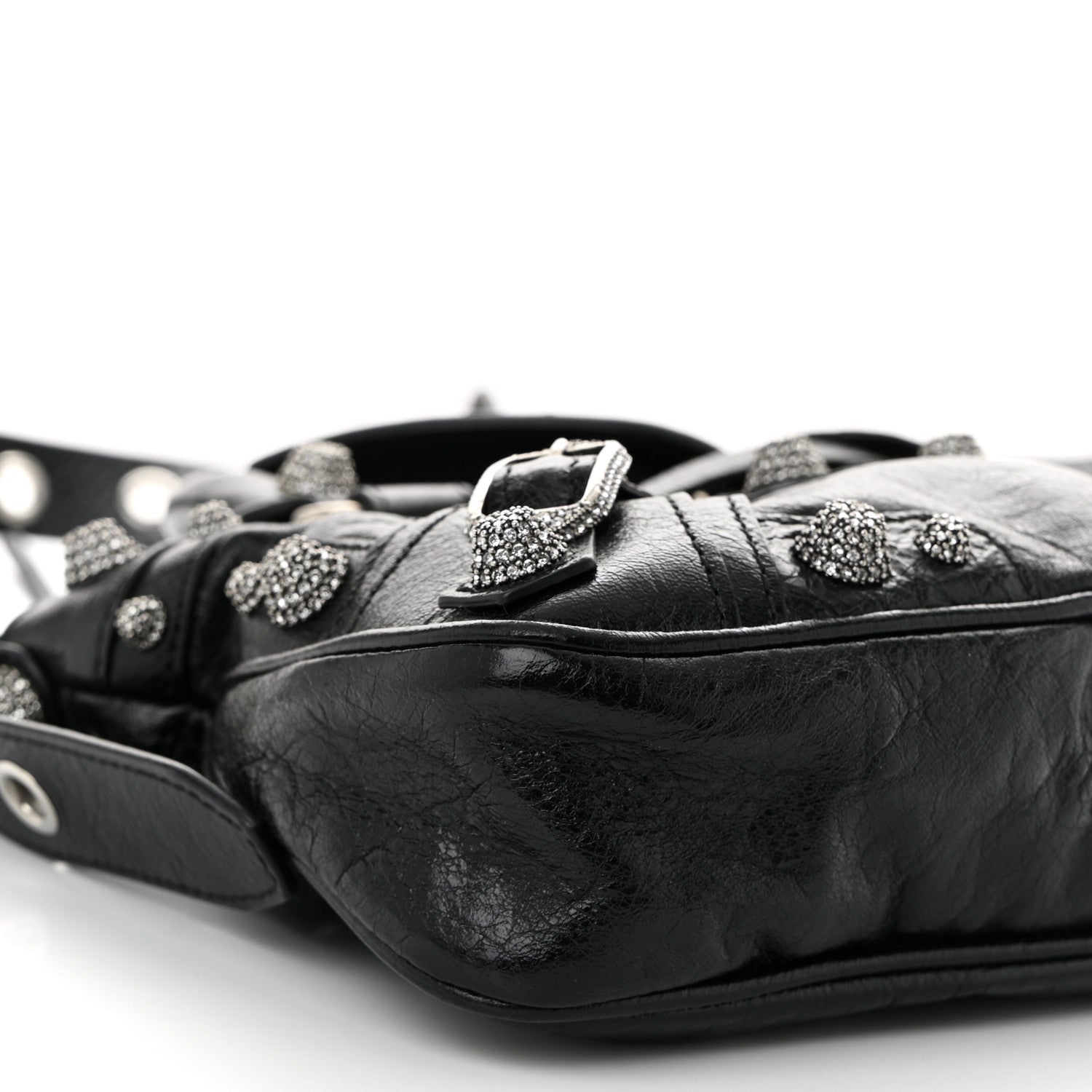Balenciaga Agneau Arena Crystal Neo Cagole Mini Black 10 of 11