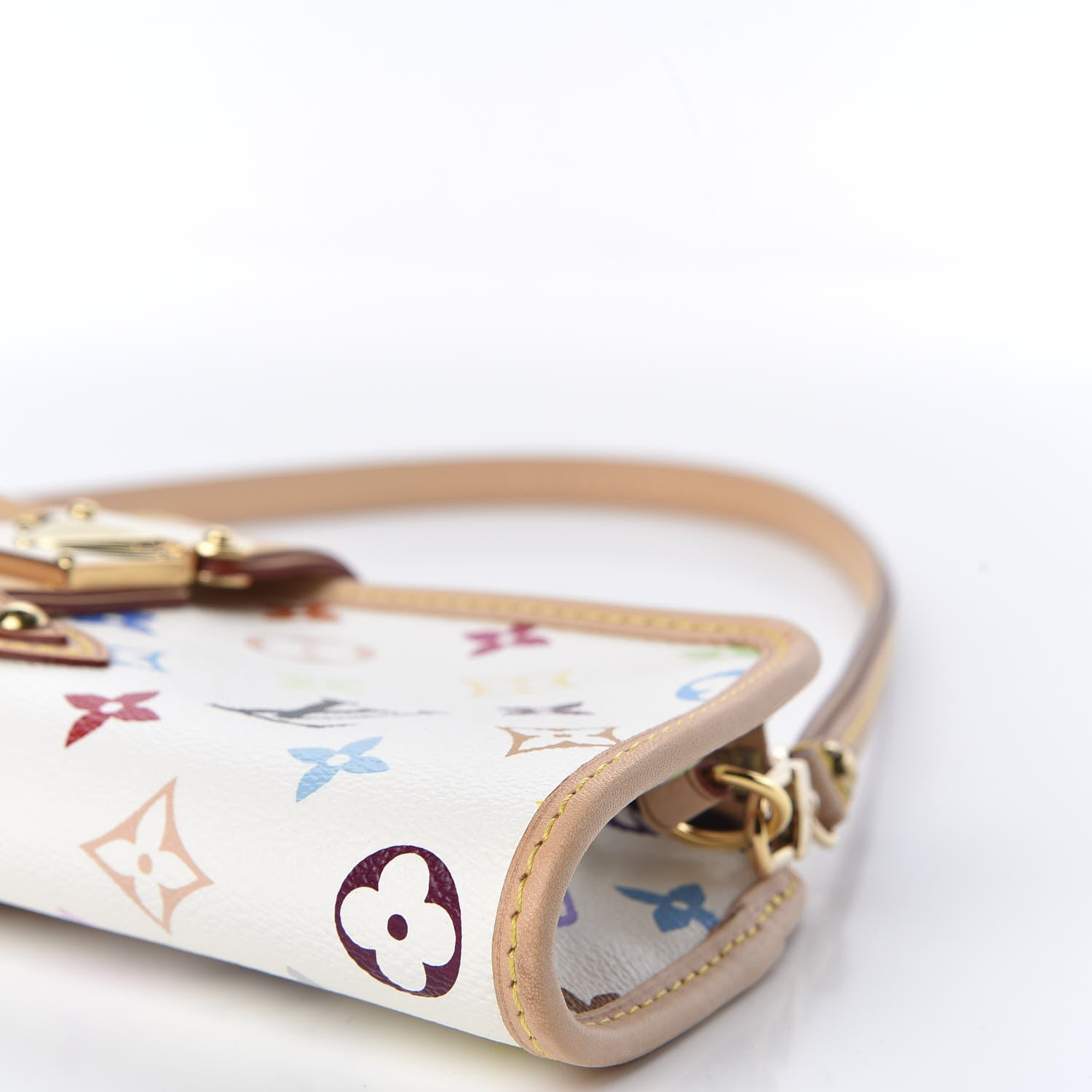 Louis Vuitton Monogram Multicolor Shirley White 6 of 8